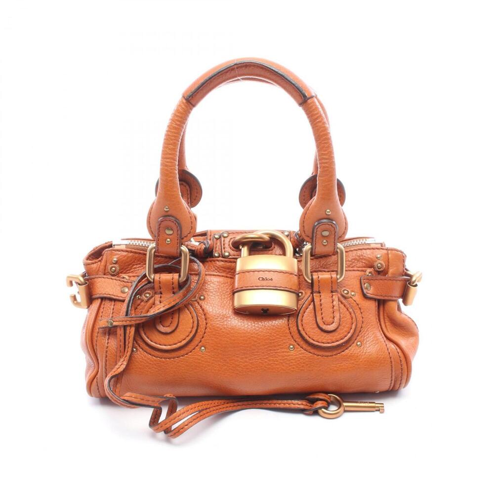 Chloé Chloe Mini Paddington Handbag, Leather, Women's, Brown